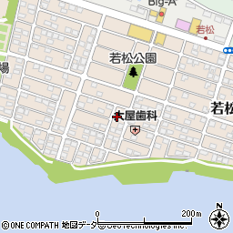 千葉県我孫子市若松114-2周辺の地図