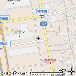 埼玉県草加市柿木町680周辺の地図