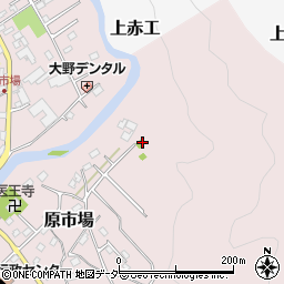 埼玉県飯能市原市場715周辺の地図