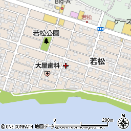 千葉県我孫子市若松145-8周辺の地図