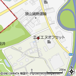 埼玉県狭山市笹井706-1周辺の地図