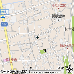 埼玉県草加市柿木町601周辺の地図