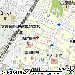 柏将棋センター周辺の地図