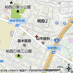朝日国際学院柏日本語学校周辺の地図