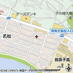 千葉県我孫子市若松164-8周辺の地図