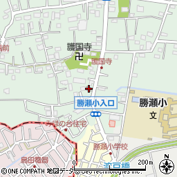 富士見勝瀬郵便局周辺の地図