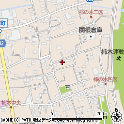 埼玉県草加市柿木町600周辺の地図
