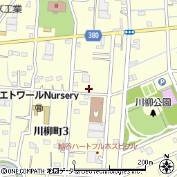 埼玉県越谷市川柳町3丁目81周辺の地図