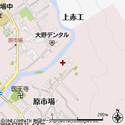 埼玉県飯能市原市場705周辺の地図