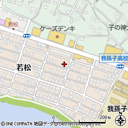 千葉県我孫子市若松157-13周辺の地図