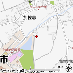 埼玉県狭山市加佐志297周辺の地図