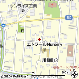 埼玉県越谷市川柳町3丁目161周辺の地図