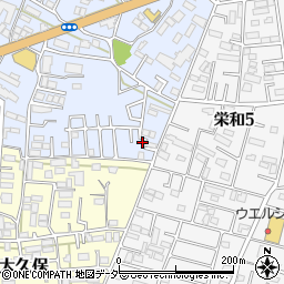 埼玉県さいたま市桜区上大久保6周辺の地図