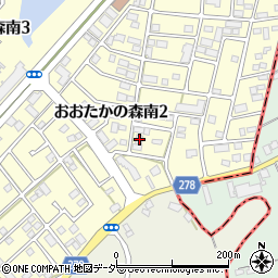 千葉県流山市おおたかの森南2丁目26-2周辺の地図