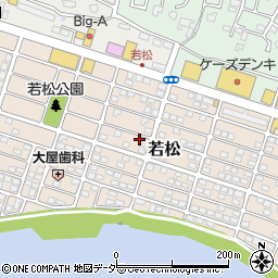 千葉県我孫子市若松144-6周辺の地図