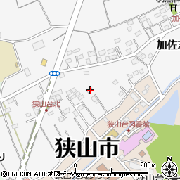 埼玉県狭山市加佐志359周辺の地図