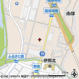 セブンイレブン伊那福島店周辺の地図