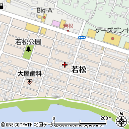 千葉県我孫子市若松144-5周辺の地図