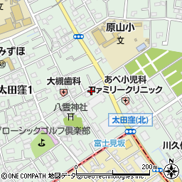 筑波進研スクール原山教室周辺の地図