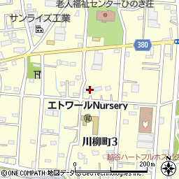 埼玉県越谷市川柳町3丁目158周辺の地図