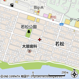 千葉県我孫子市若松110-9周辺の地図