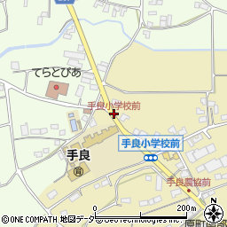 手良小学校前周辺の地図