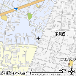 埼玉県さいたま市桜区上大久保5周辺の地図