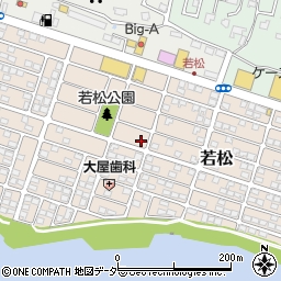 千葉県我孫子市若松110-10周辺の地図