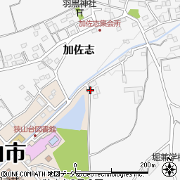 埼玉県狭山市加佐志250周辺の地図