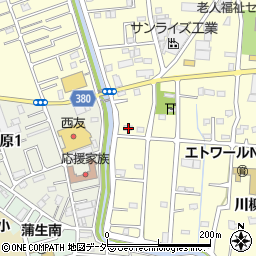 埼玉県越谷市川柳町3丁目209-3周辺の地図