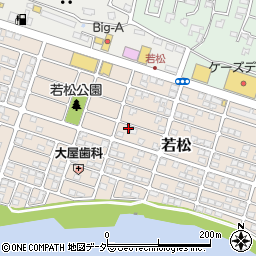 千葉県我孫子市若松144-2周辺の地図