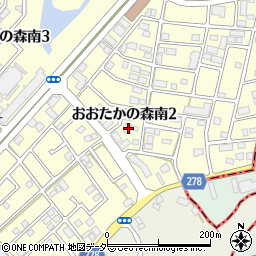 千葉県流山市おおたかの森南2丁目4-3周辺の地図