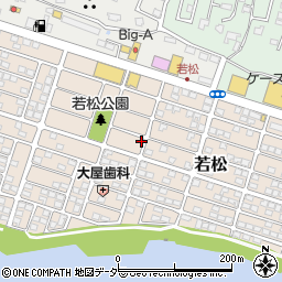 千葉県我孫子市若松110-8周辺の地図