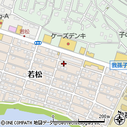 千葉県我孫子市若松157-2周辺の地図