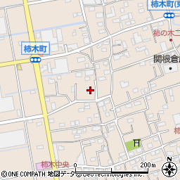 埼玉県草加市柿木町693-1周辺の地図