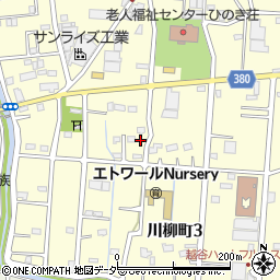 埼玉県越谷市川柳町3丁目164周辺の地図