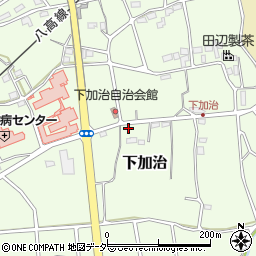 埼玉県飯能市下加治201-3周辺の地図