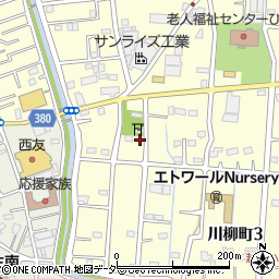 埼玉県越谷市川柳町3丁目192周辺の地図