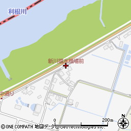 新川揚水機場前周辺の地図