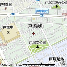埼玉県川口市戸塚鋏町周辺の地図