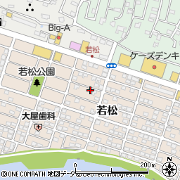 千葉県我孫子市若松143-5周辺の地図