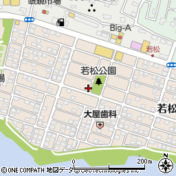 千葉県我孫子市若松109-16周辺の地図