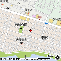千葉県我孫子市若松106-9周辺の地図