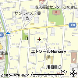 埼玉県越谷市川柳町3丁目176周辺の地図