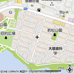 千葉県我孫子市若松132-9周辺の地図