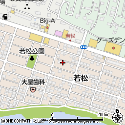 千葉県我孫子市若松143-3周辺の地図