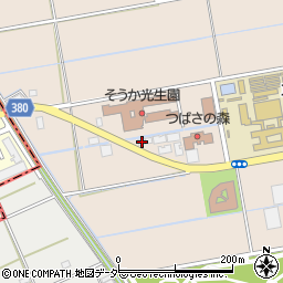 埼玉県草加市柿木町1102-1周辺の地図