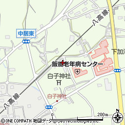 埼玉県飯能市下加治155周辺の地図