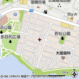 千葉県我孫子市若松132-7周辺の地図