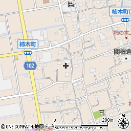 埼玉県草加市柿木町695周辺の地図